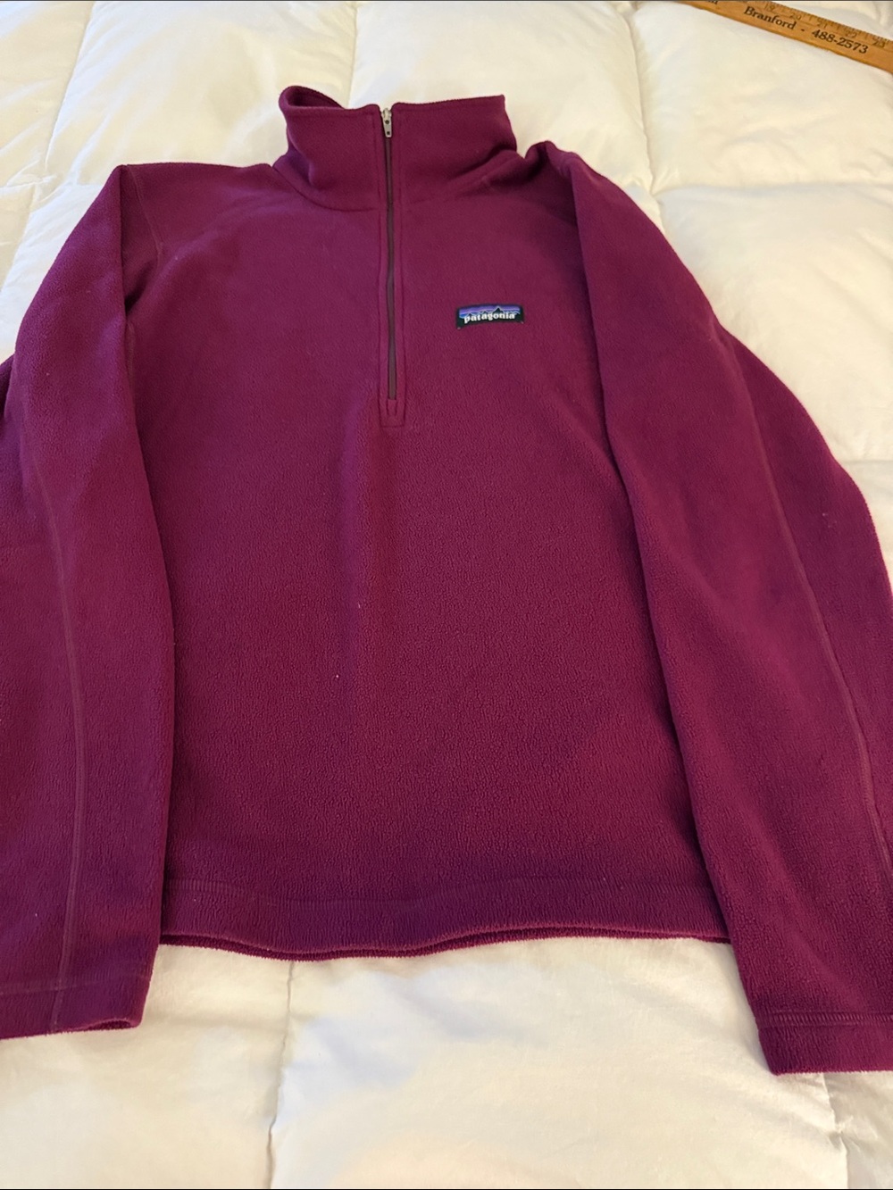 Patagonia Women’s Quarter-Zip Fleece Pullover - Berry
